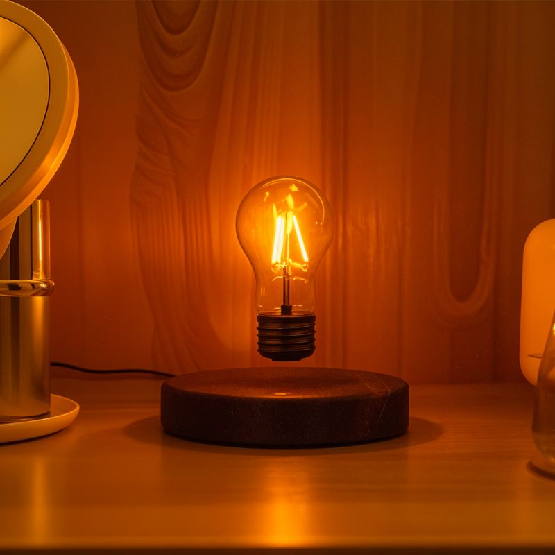 Levitas | Stylish Modern Levitating Table Lamp with Warm LED Light 4