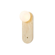 Freyza | Zeshaen Travertine Glass Glass Wall Light – Bedroom Hallway