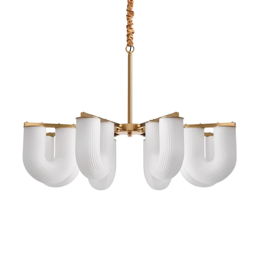 Freyza - Elegant Gold Modern Chandelier Light for Dining Room