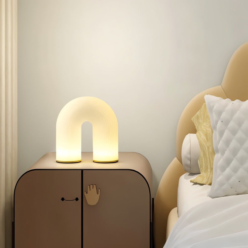 Libbu | Elegant Modern Iron and Acrylic Bedside Table Lamp 7