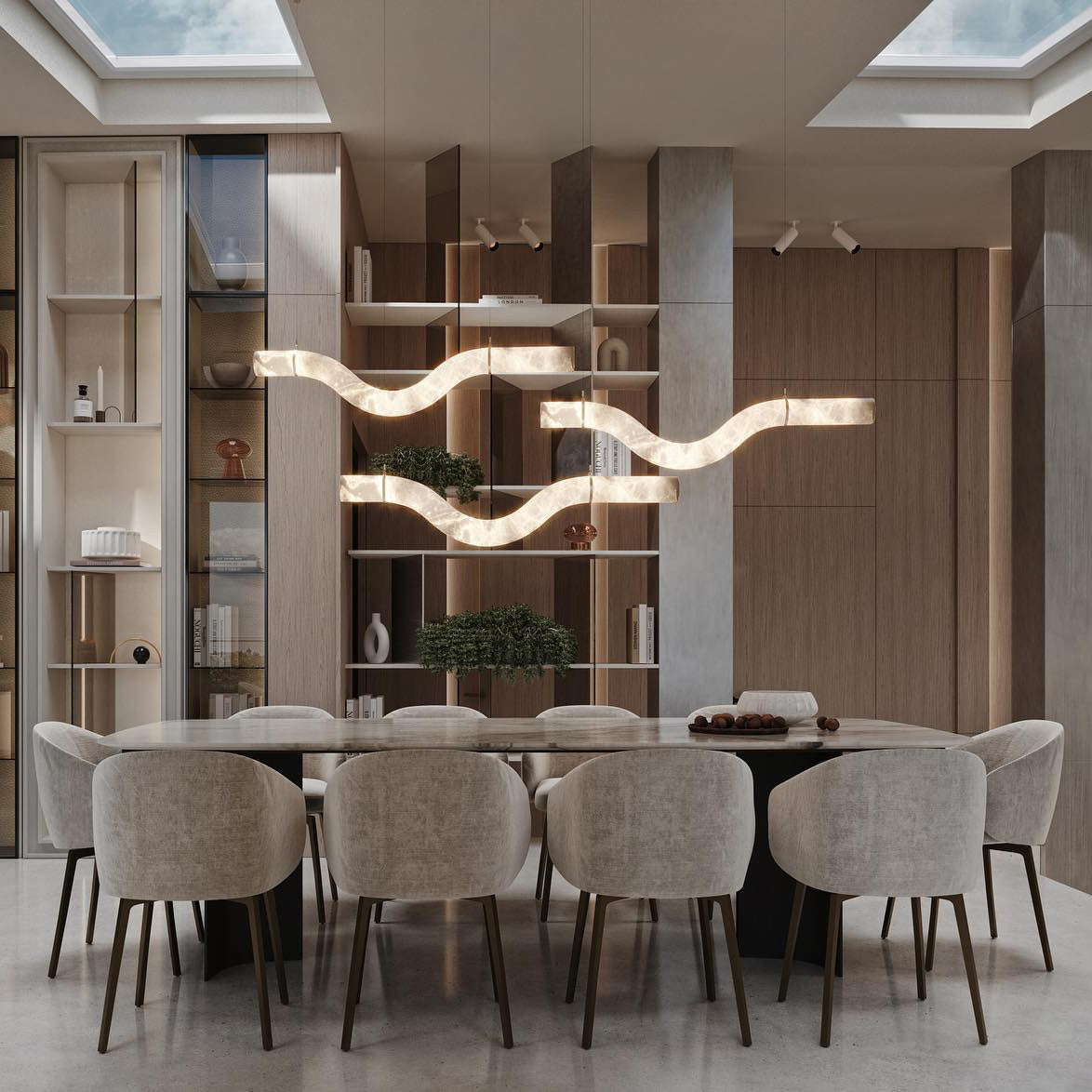 Freyza | Errina Minimalist Elegance Pendant Light – Minimalist Kitchen Dining Room