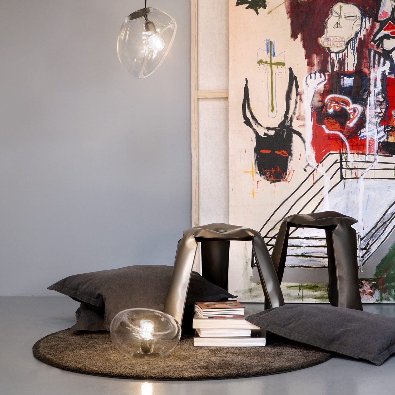Freyza | Lymara Black Glass Black Glass Pendant Light – Kitchen Dining Room