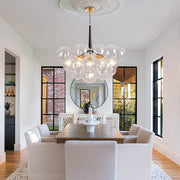 Freyza | Luniva Modern Glass Glass Chandelier – Modern Dining Room Living Room