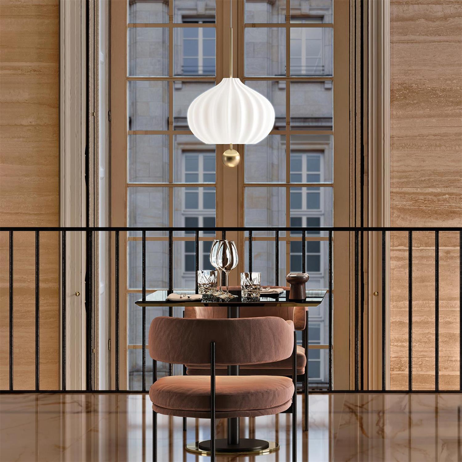 Freyza | Suspension en verre Zamarir – Luminaire suspendu en verre pour cuisine et salle à manger