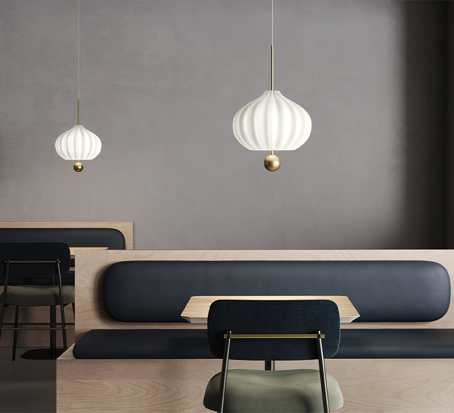 Freyza | Suspension en verre Zamarir – Luminaire suspendu en verre pour cuisine et salle à manger