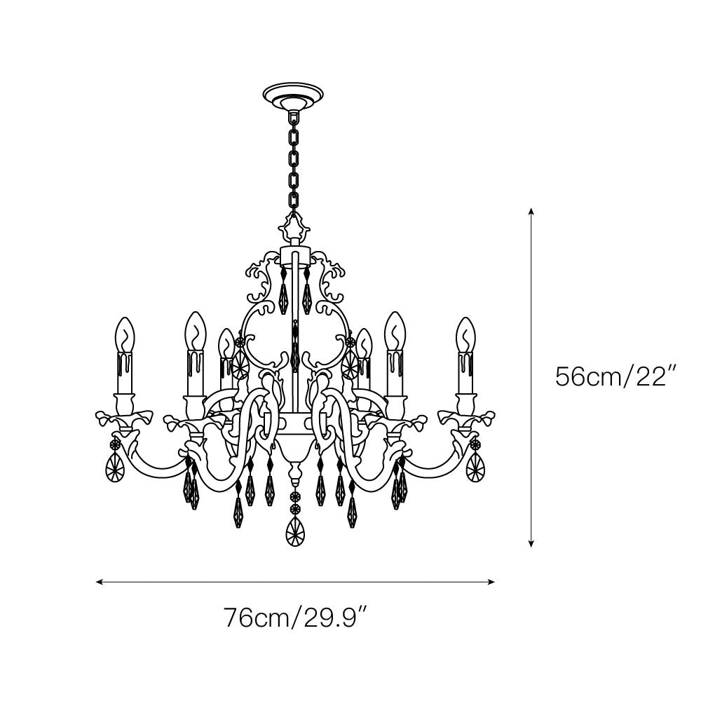 Freyza | Lustre en cristal – Salle à manger Salon