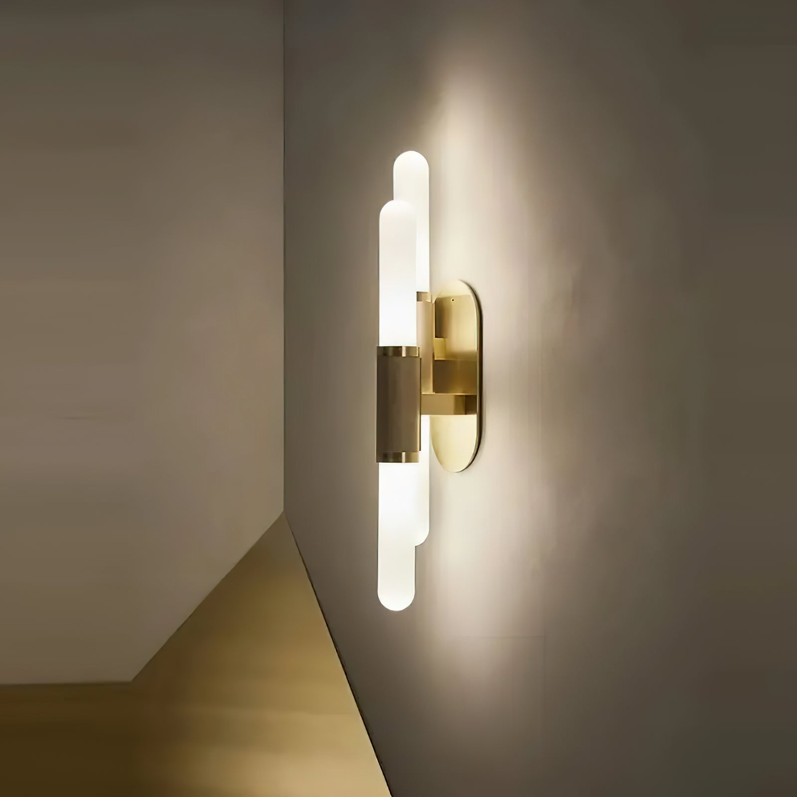Freyza | Avaros Wandleuchte mit Glasschirm – Schlafzimmer, Flur