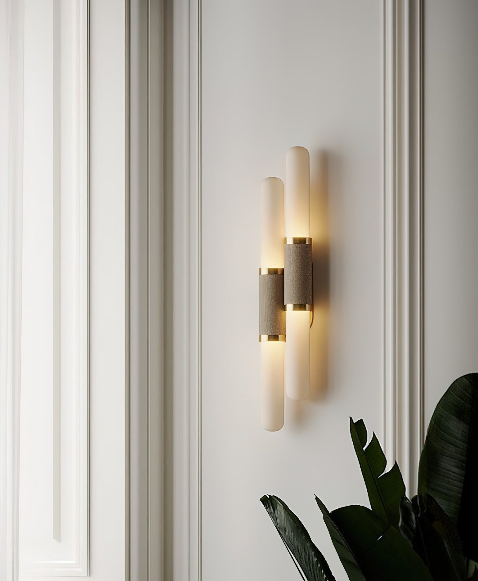 Freyza | Avaros Wandleuchte mit Glasschirm – Schlafzimmer, Flur
