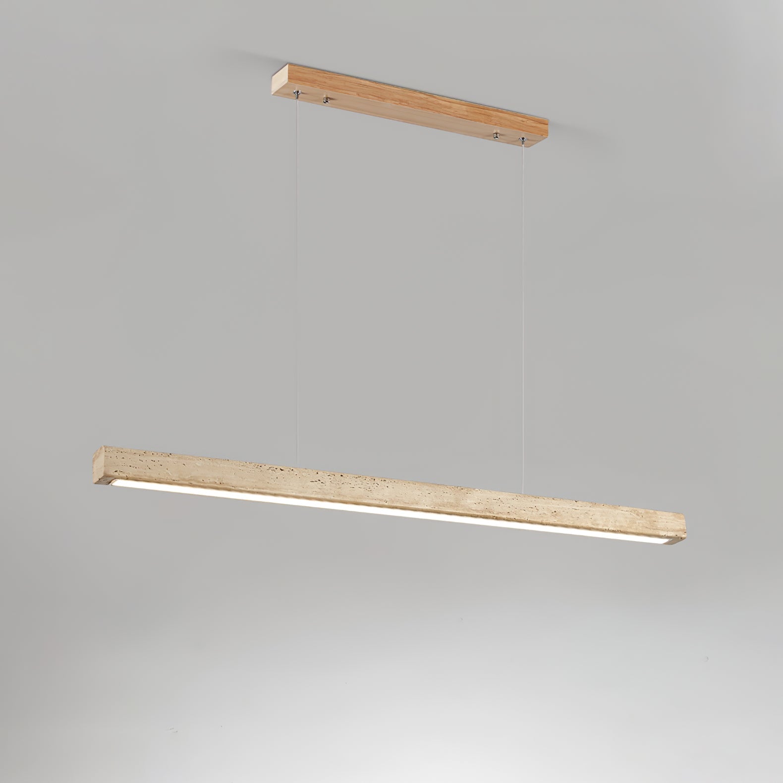 Freyza | Suspension minimaliste en travertin Imiror – Cuisine et salle à manger minimalistes