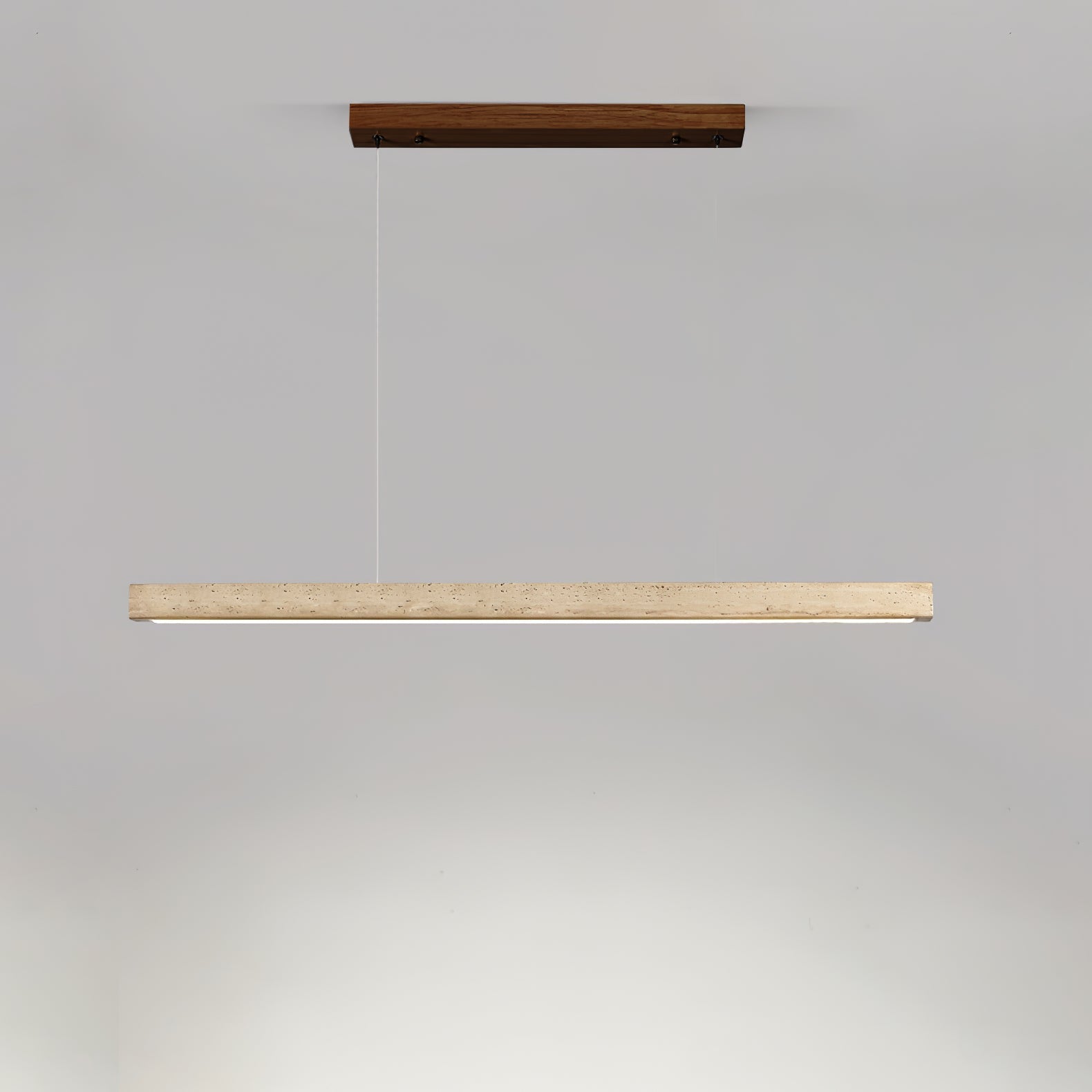Freyza | Suspension minimaliste en travertin Imiror – Cuisine et salle à manger minimalistes