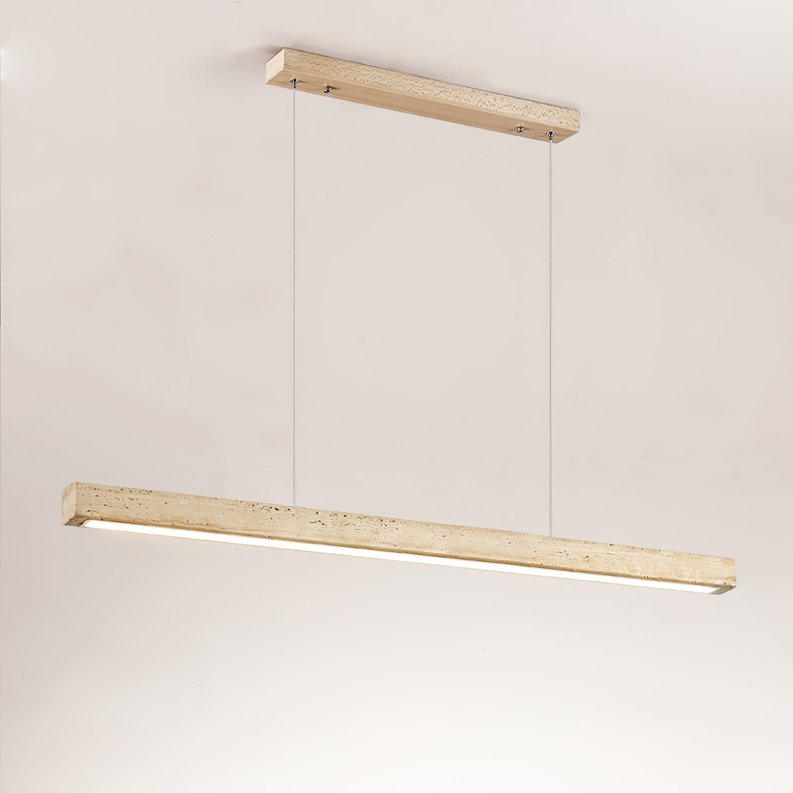 Freyza | Suspension minimaliste en travertin Imiror – Cuisine et salle à manger minimalistes