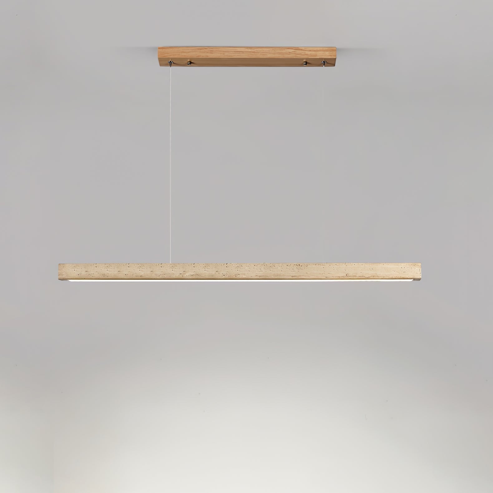 Freyza | Suspension minimaliste en travertin Imiror – Cuisine et salle à manger minimalistes