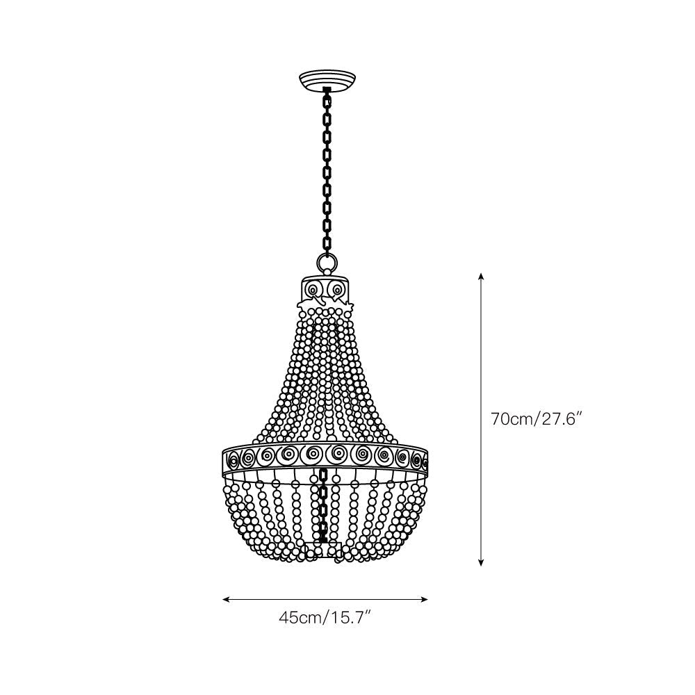 Freyza | Ulvararis Postmodern Luxury Wood Chandelier – Modern Dining Room Living Room