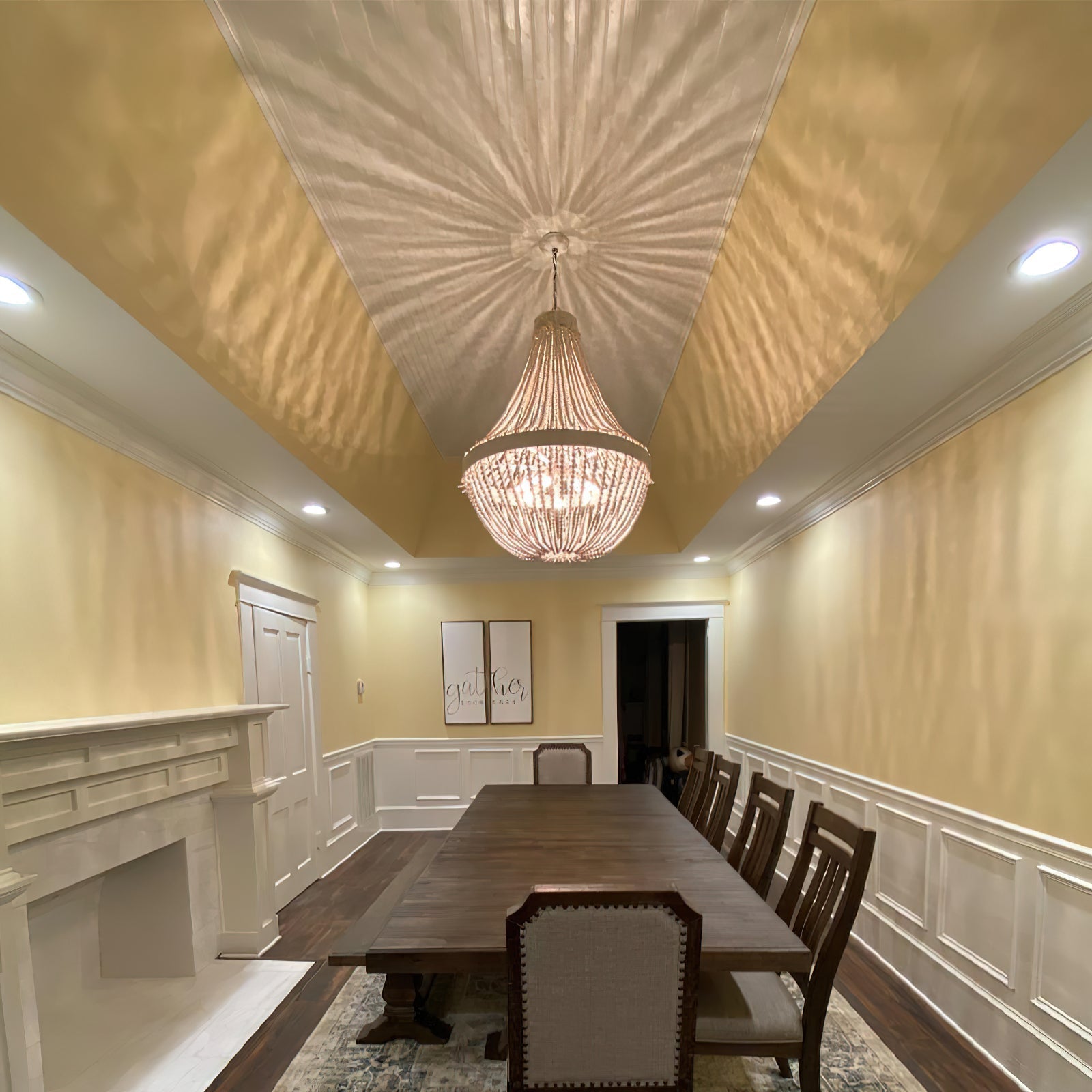 Freyza | Ulvararis Postmodern Luxury Wood Chandelier – Modern Dining Room Living Room
