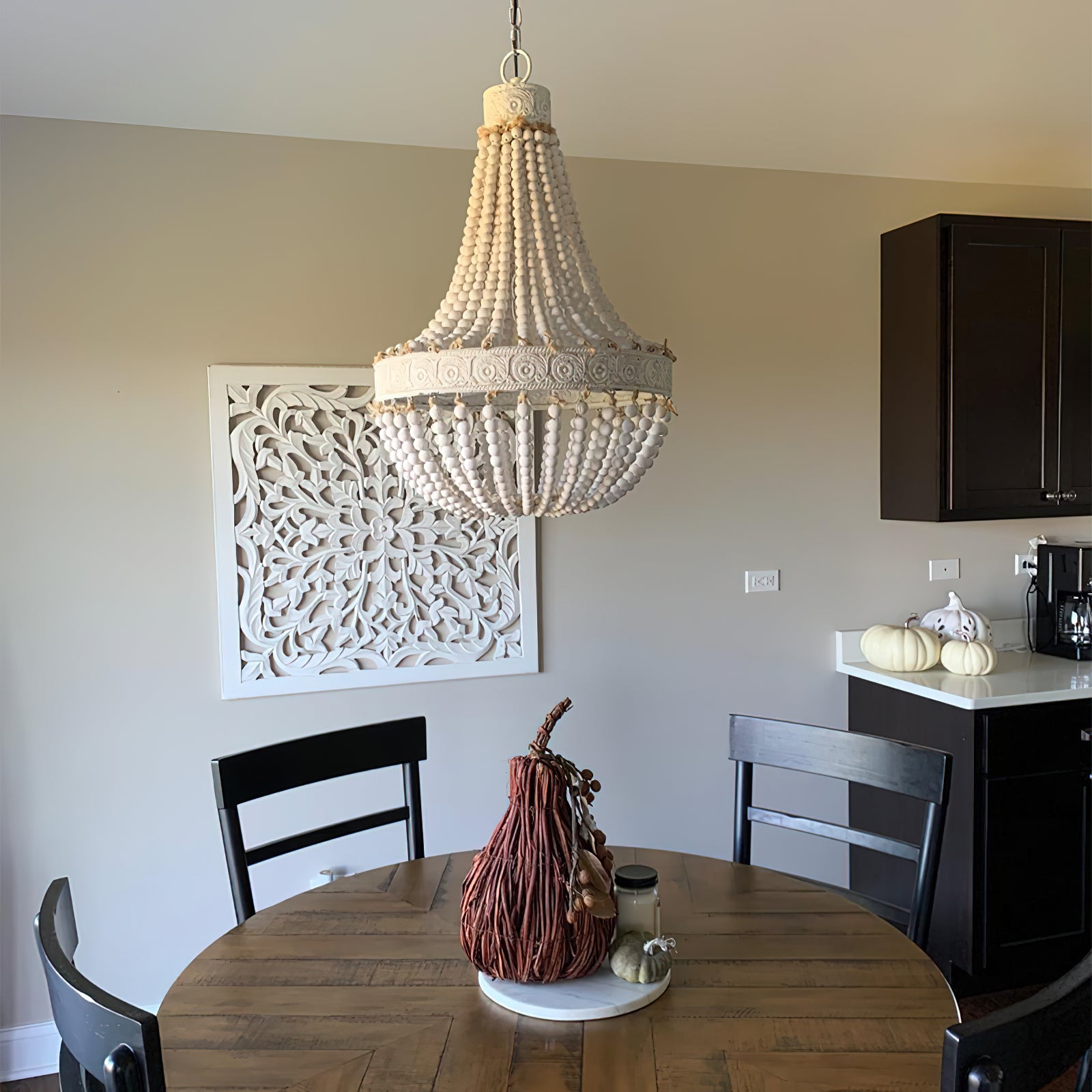 Freyza | Ulvararis Postmodern Luxury Wood Chandelier – Modern Dining Room Living Room