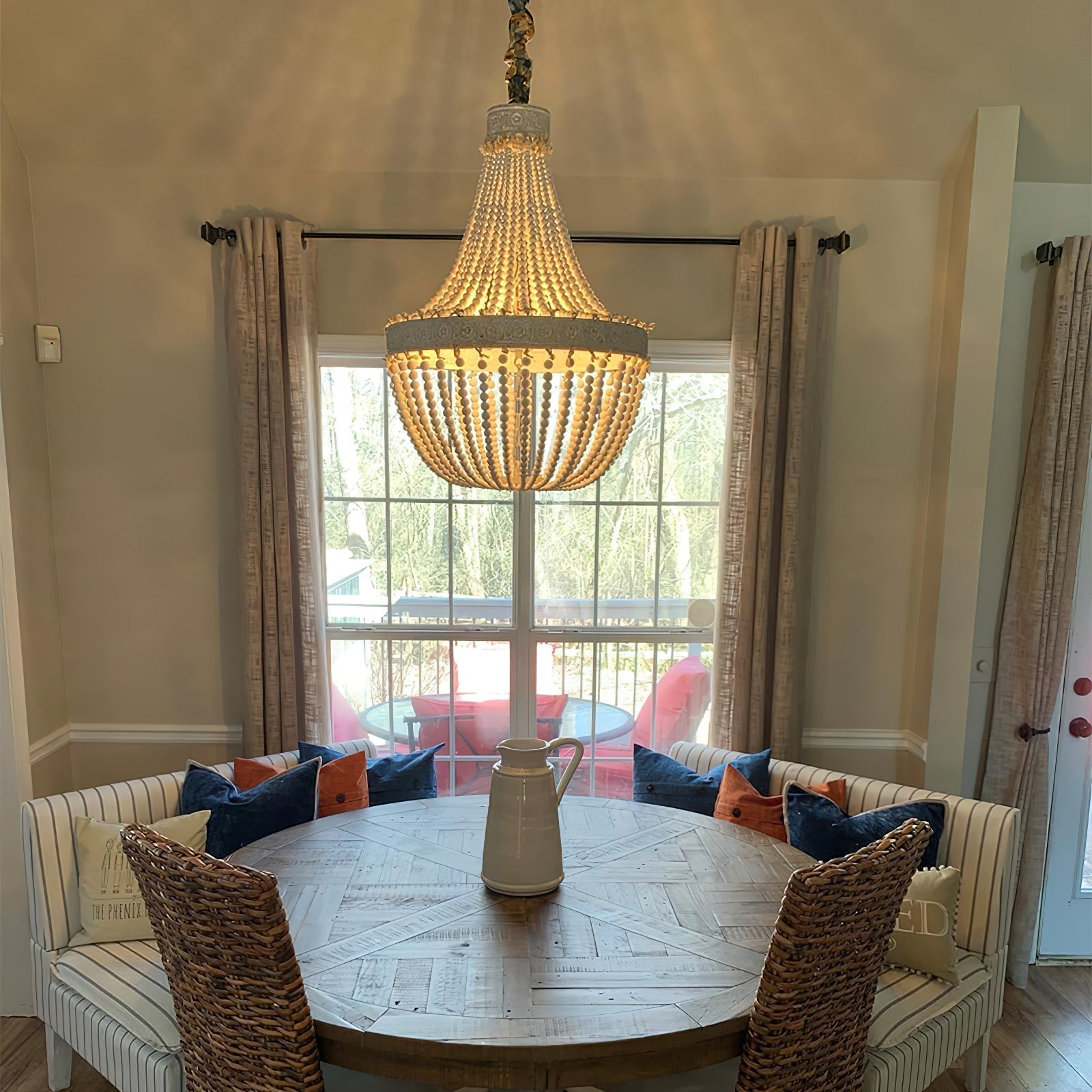 Freyza | Ulvararis Postmodern Luxury Wood Chandelier – Modern Dining Room Living Room