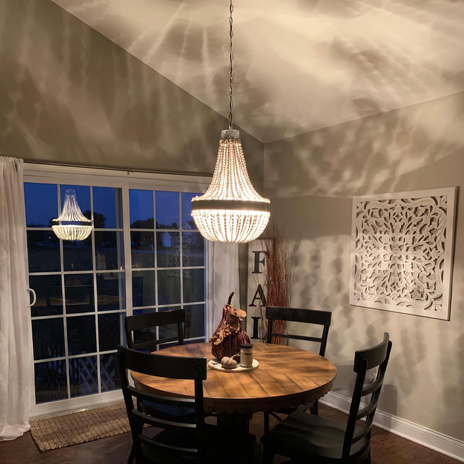 Freyza | Ulvararis Postmodern Luxury Wood Chandelier – Modern Dining Room Living Room