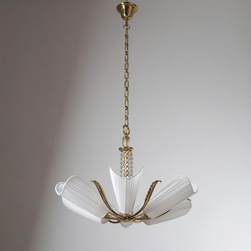 Freyza | Arsole Fabric Crystal Fabric Crystal Chandelier – Dining Room Living Room