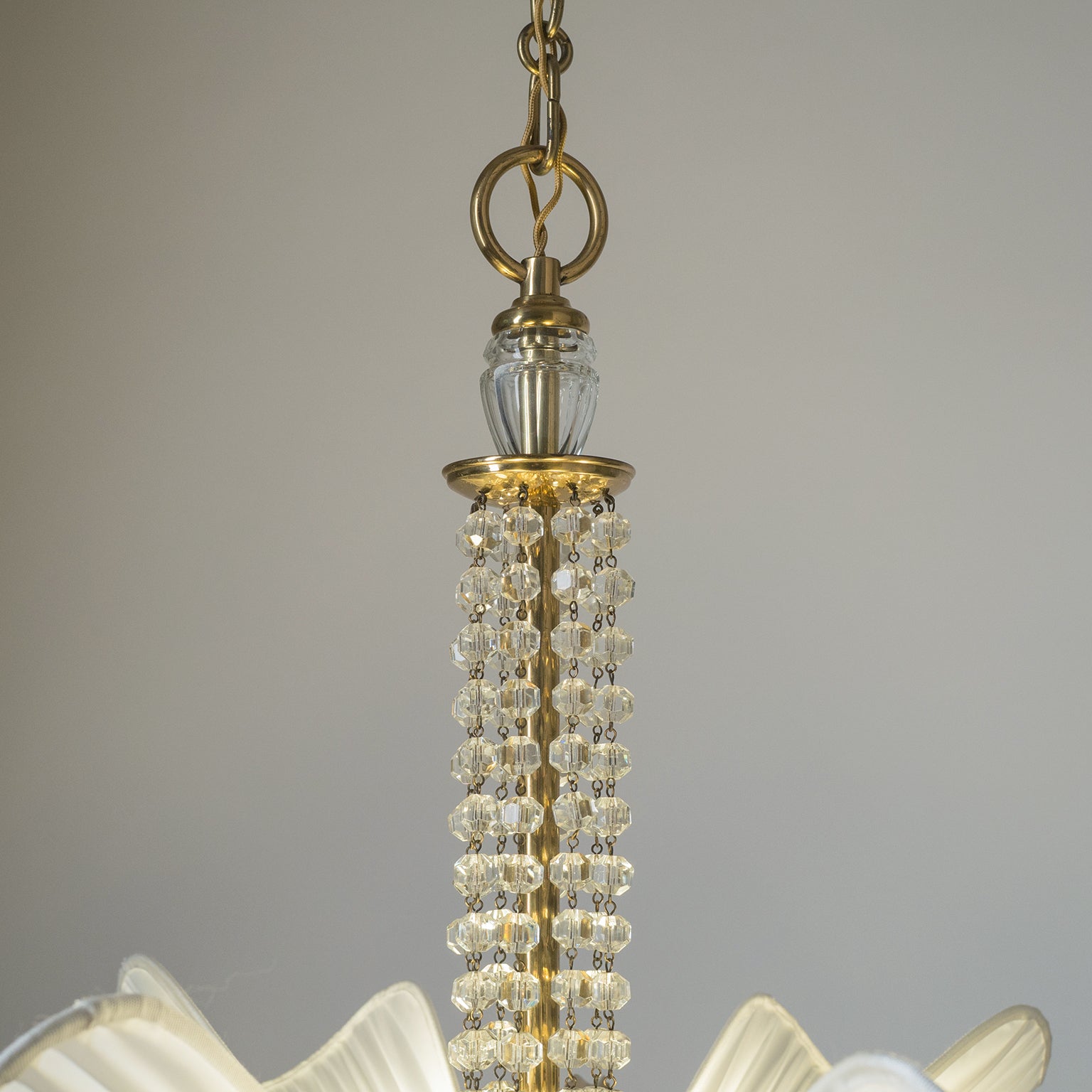 Freyza | Arsole Fabric Crystal Fabric Crystal Chandelier – Dining Room Living Room