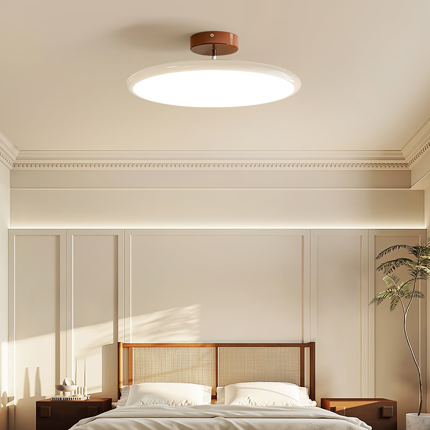 Freyza | Fyne verstellbare flache Deckenleuchte – Schlafzimmer, Flur, Küche
