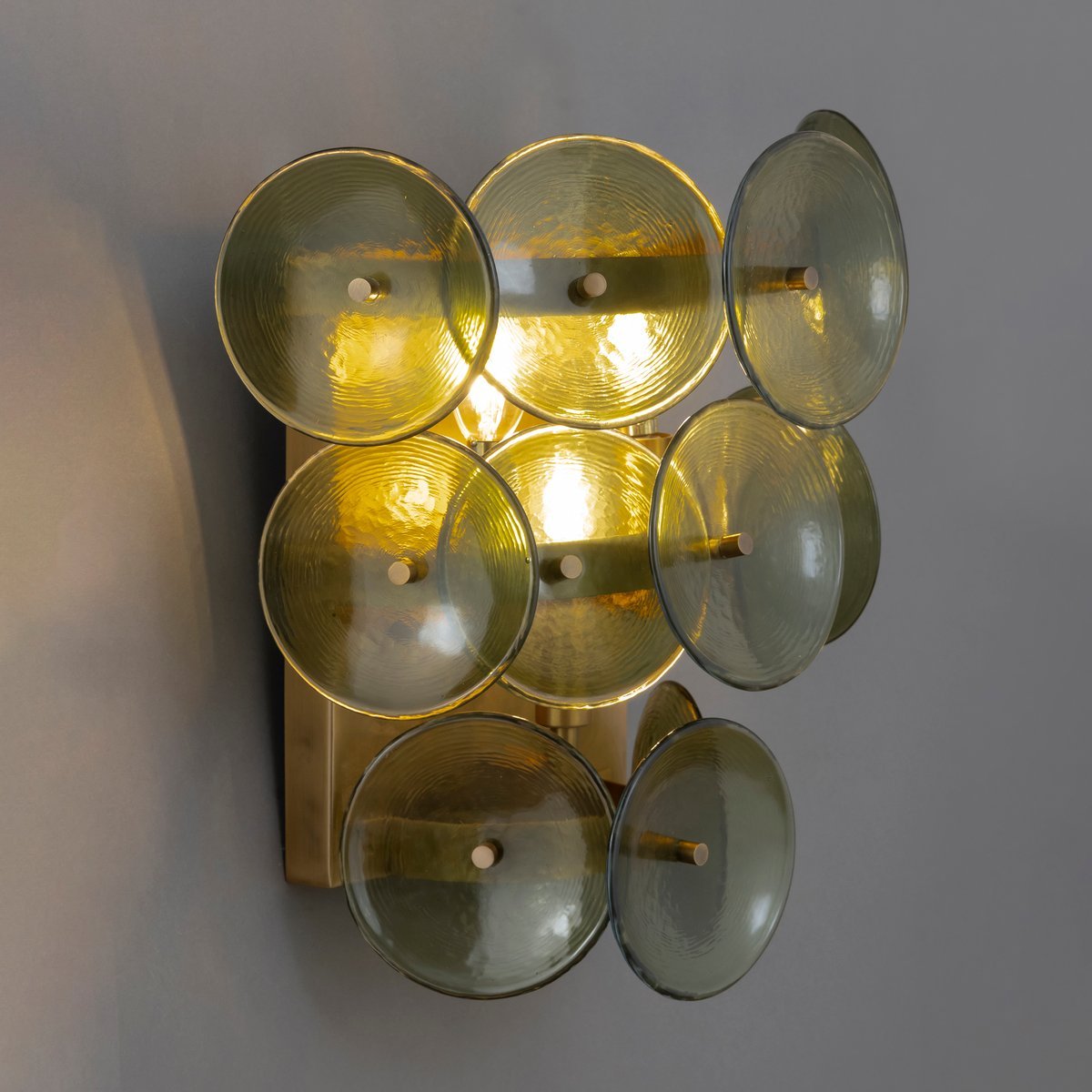 Freyza | Applique murale Aurora en verre – Luminaire mural vintage pour chambre et couloir