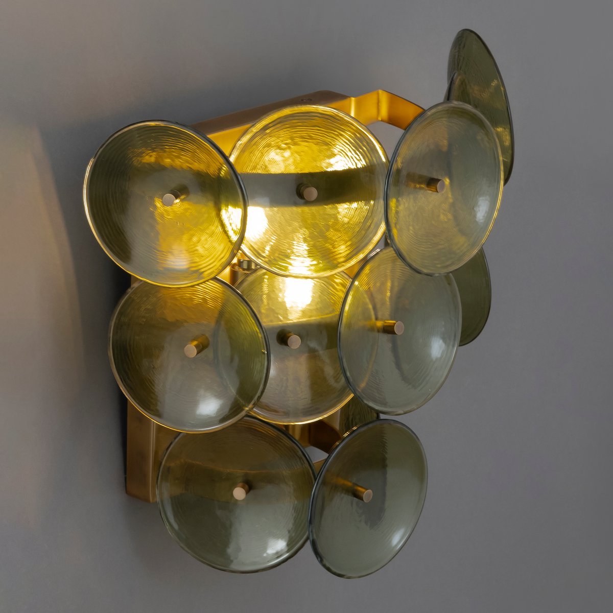 Freyza | Applique murale Aurora en verre – Luminaire mural vintage pour chambre et couloir