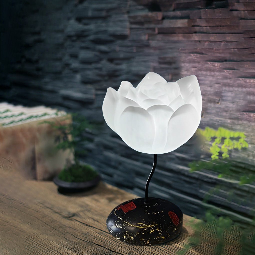 LotusGlow | Artistic Modern Floor Lamp with LED Lotus Design 0
