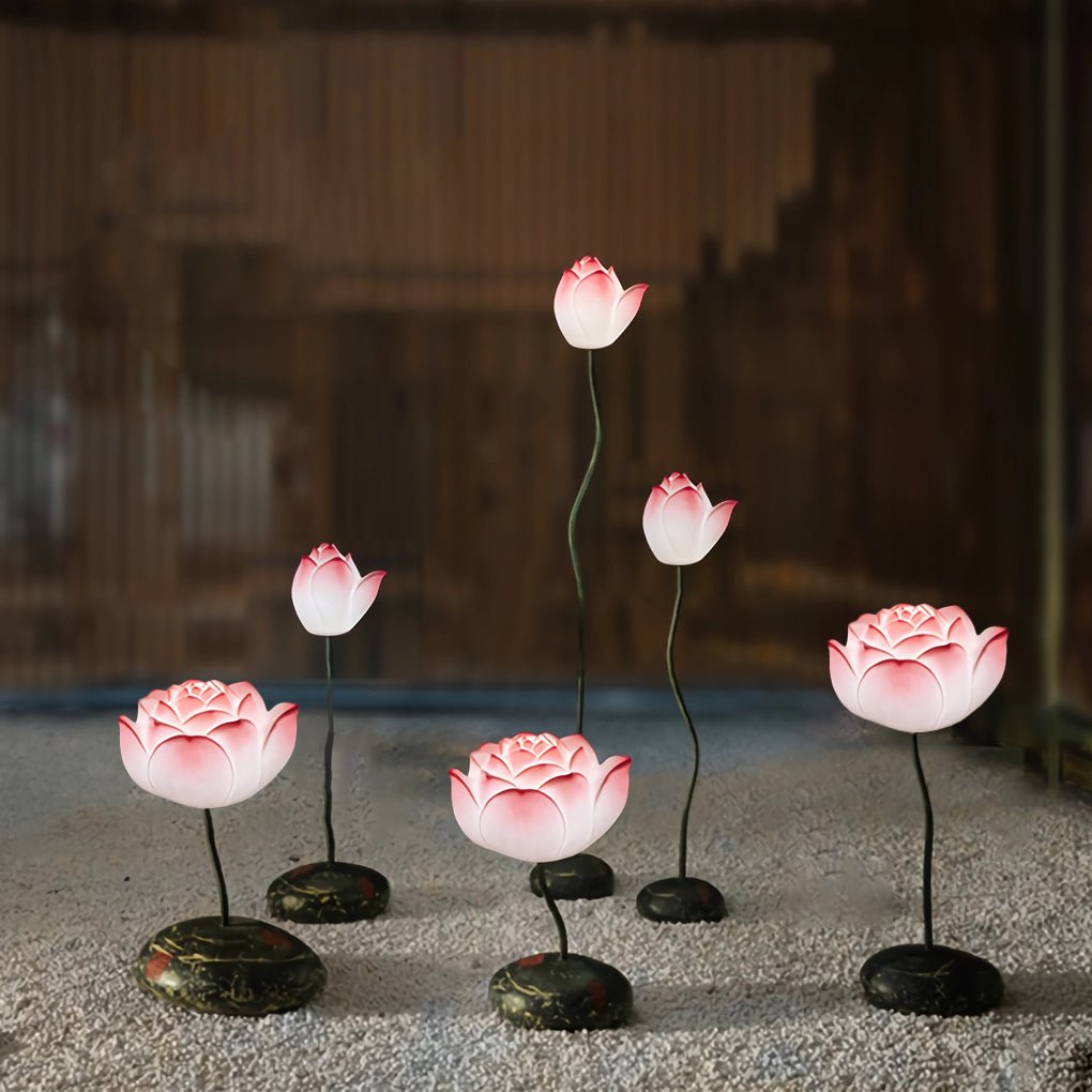 LotusGlow | Artistic Modern Floor Lamp with LED Lotus Design 1