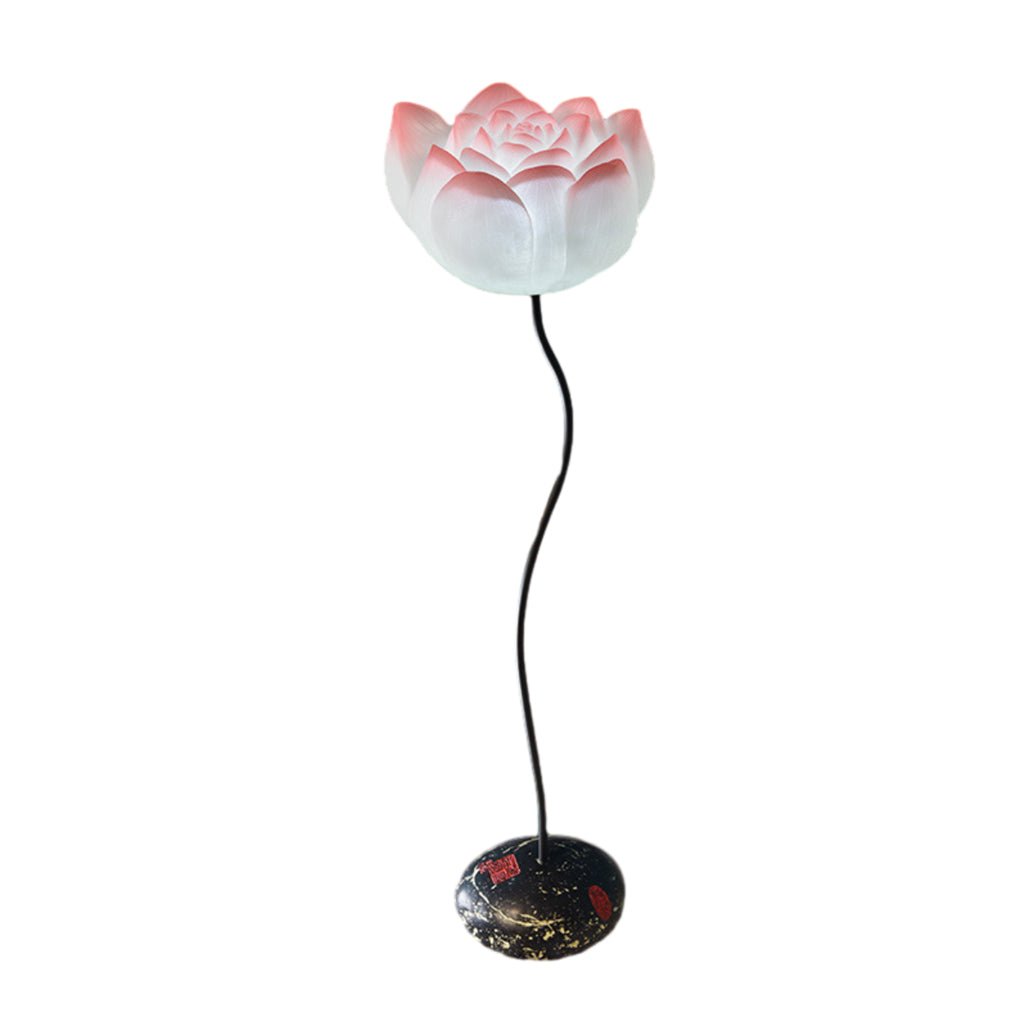 LotusGlow | Artistic Modern Floor Lamp with LED Lotus Design 4