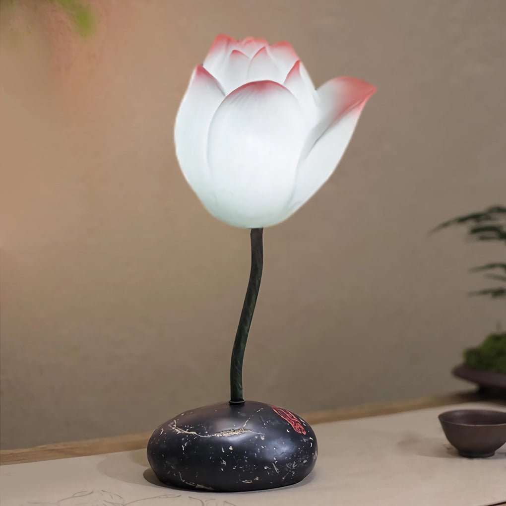 LotusGlow | Artistic Modern Floor Lamp with LED Lotus Design 8