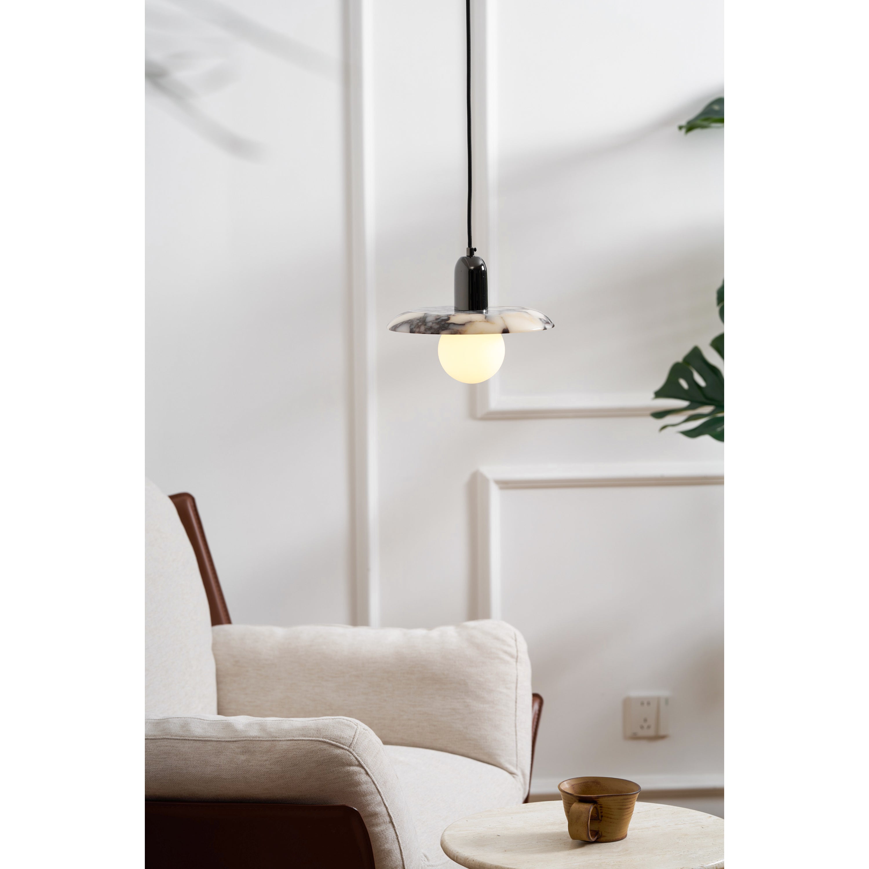 Freyza | Suspension en marbre Ulcaran – Luminaire suspendu en marbre pour cuisine et salle à manger