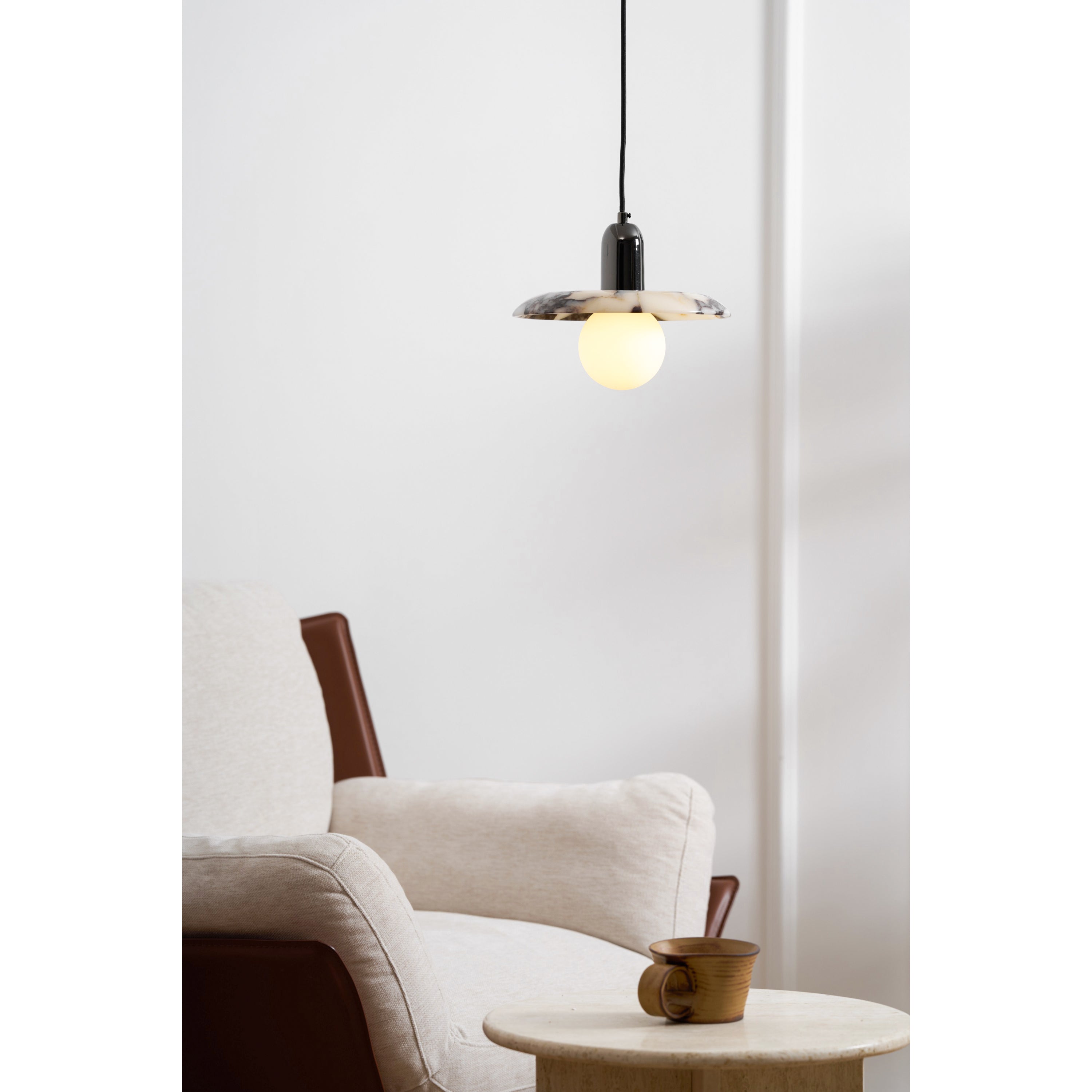 Freyza | Suspension en marbre Ulcaran – Luminaire suspendu en marbre pour cuisine et salle à manger