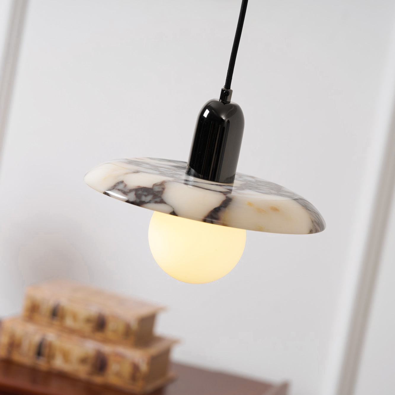 Freyza | Suspension en marbre Ulcaran – Luminaire suspendu en marbre pour cuisine et salle à manger