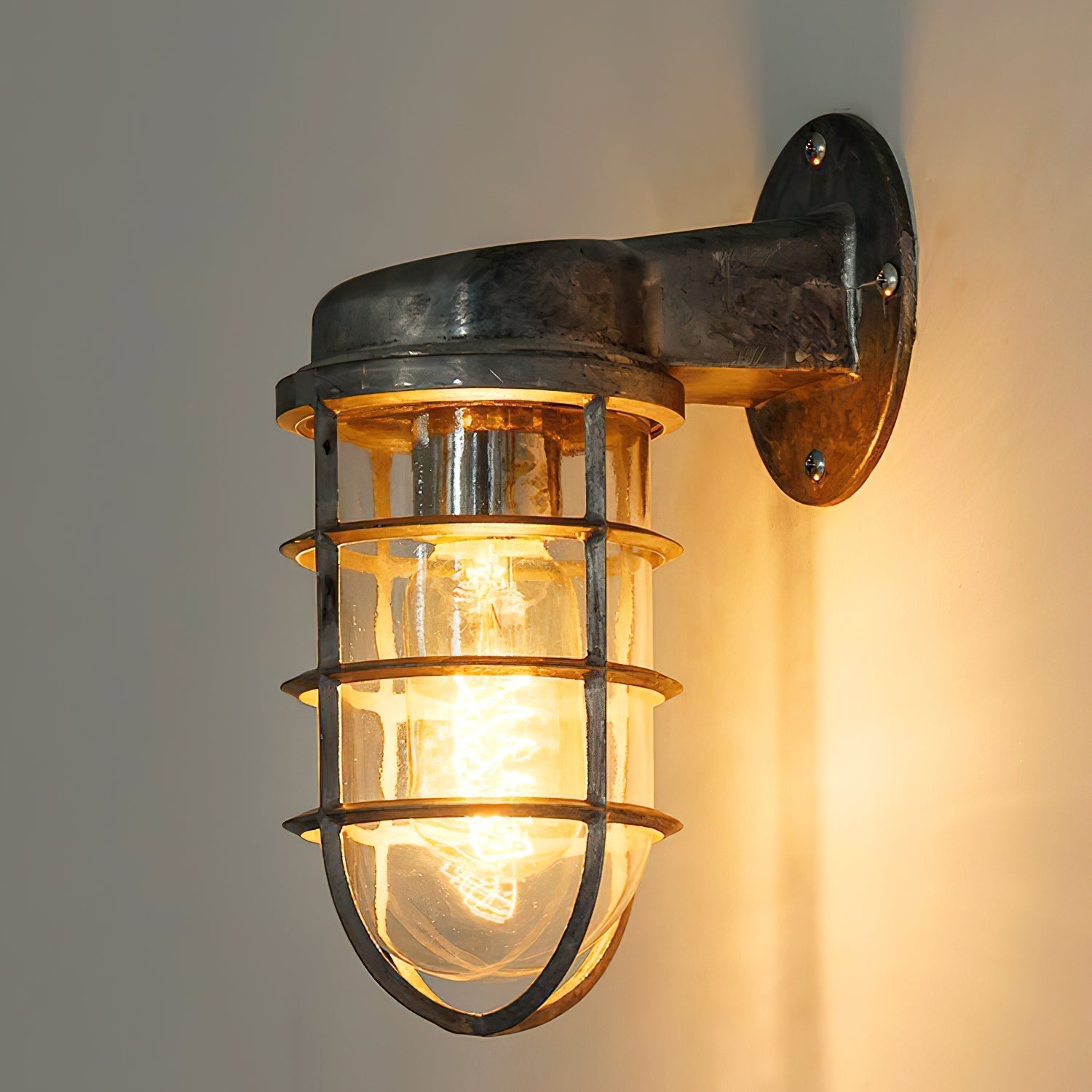 Freyza | Ozorel Vintage Unique Glass Wall Light – Vintage Bedroom Hallway
