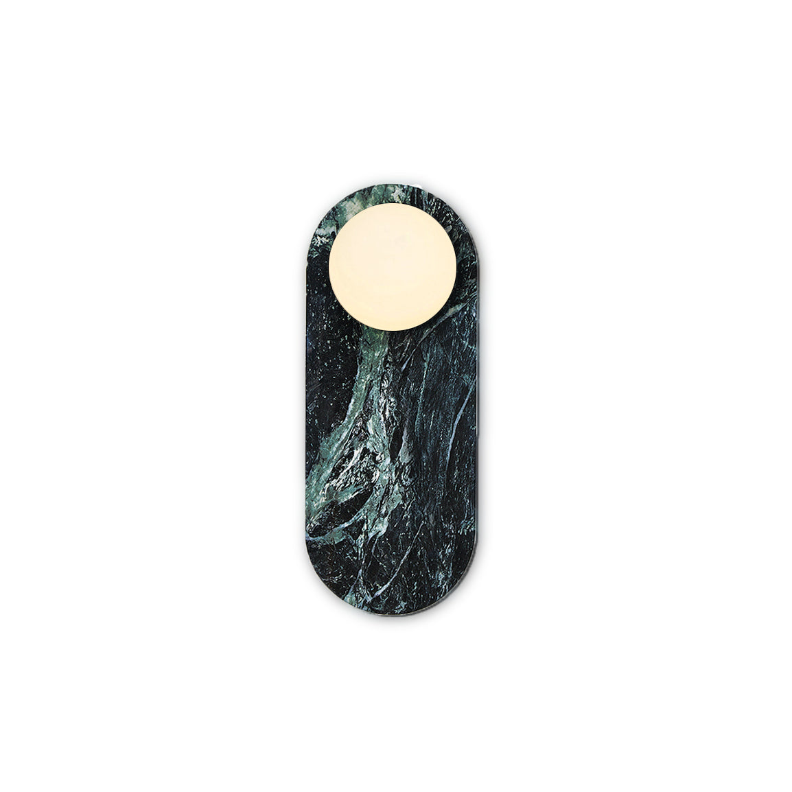 Freyza | Lucie Nordic Oval Glass Marble Wall Light – Nordic Bedroom Hallway