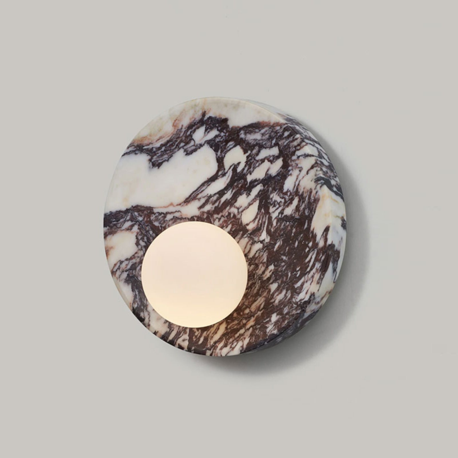 Freyza | Uphae Nordic Round Glass Marble Wall Light – Nordic Bedroom Hallway