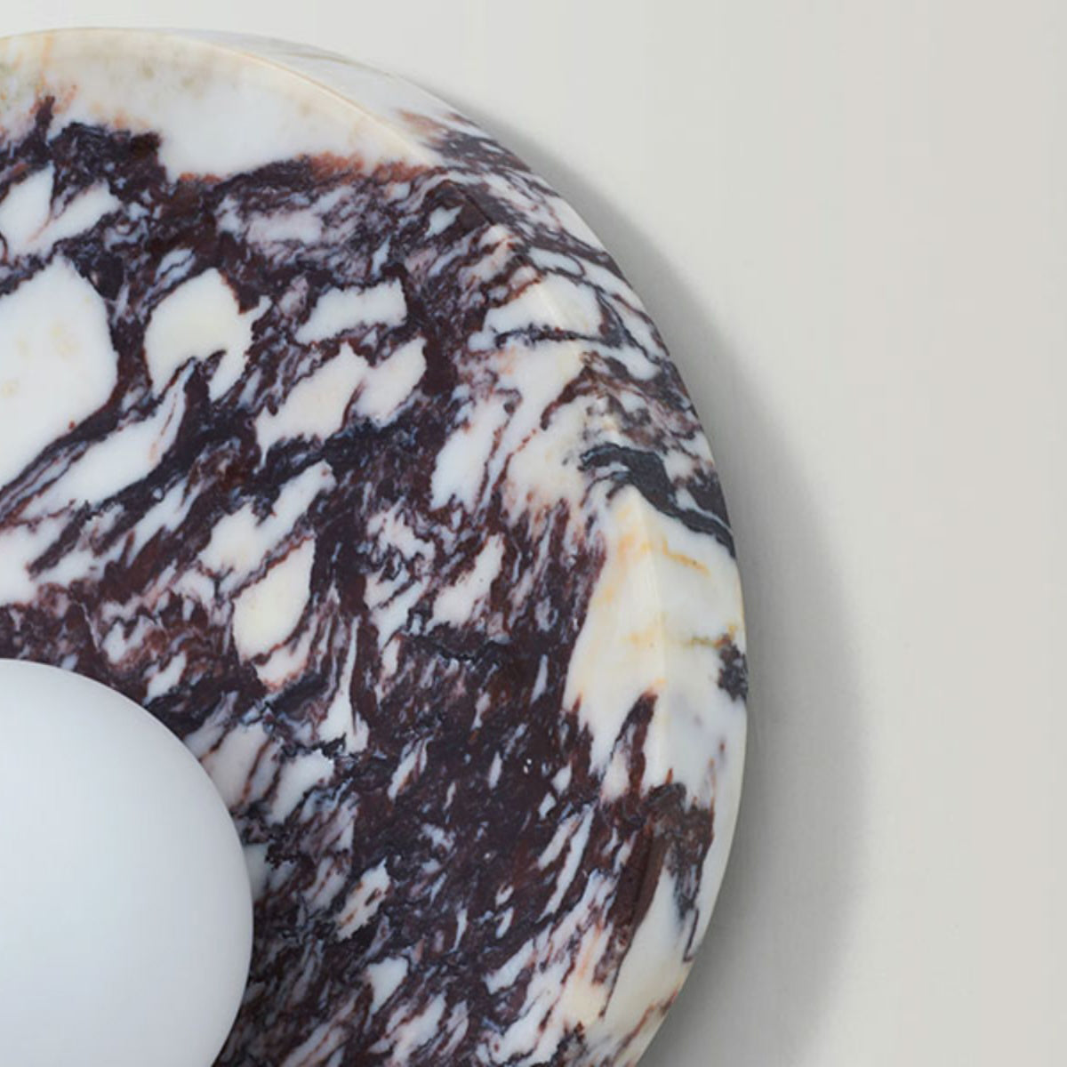 Freyza | Uphae Nordic Round Glass Marble Wall Light – Nordic Bedroom Hallway