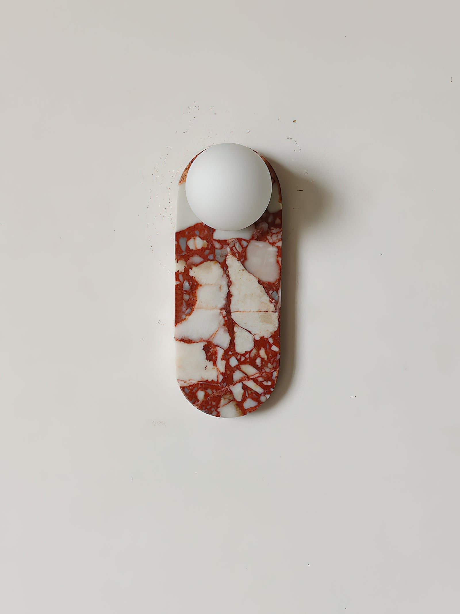 Freyza | Olnoreth Nordic Art Glass Marble Wall Light – Nordic Bedroom Hallway