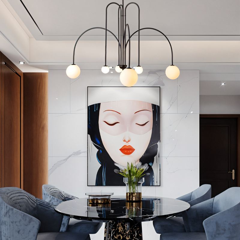 Freyza - LucilleGlow | Elegant Contemporary Art Deco Chandelier Design