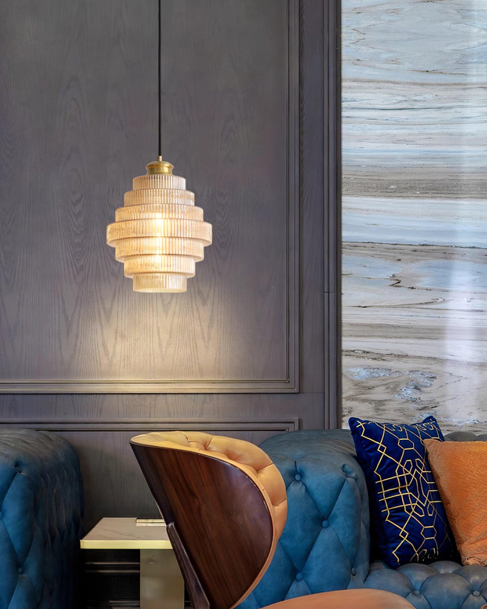 Suspension en verre Freyza | Amara – Luminaire suspendu en verre pour cuisine et salle à manger
