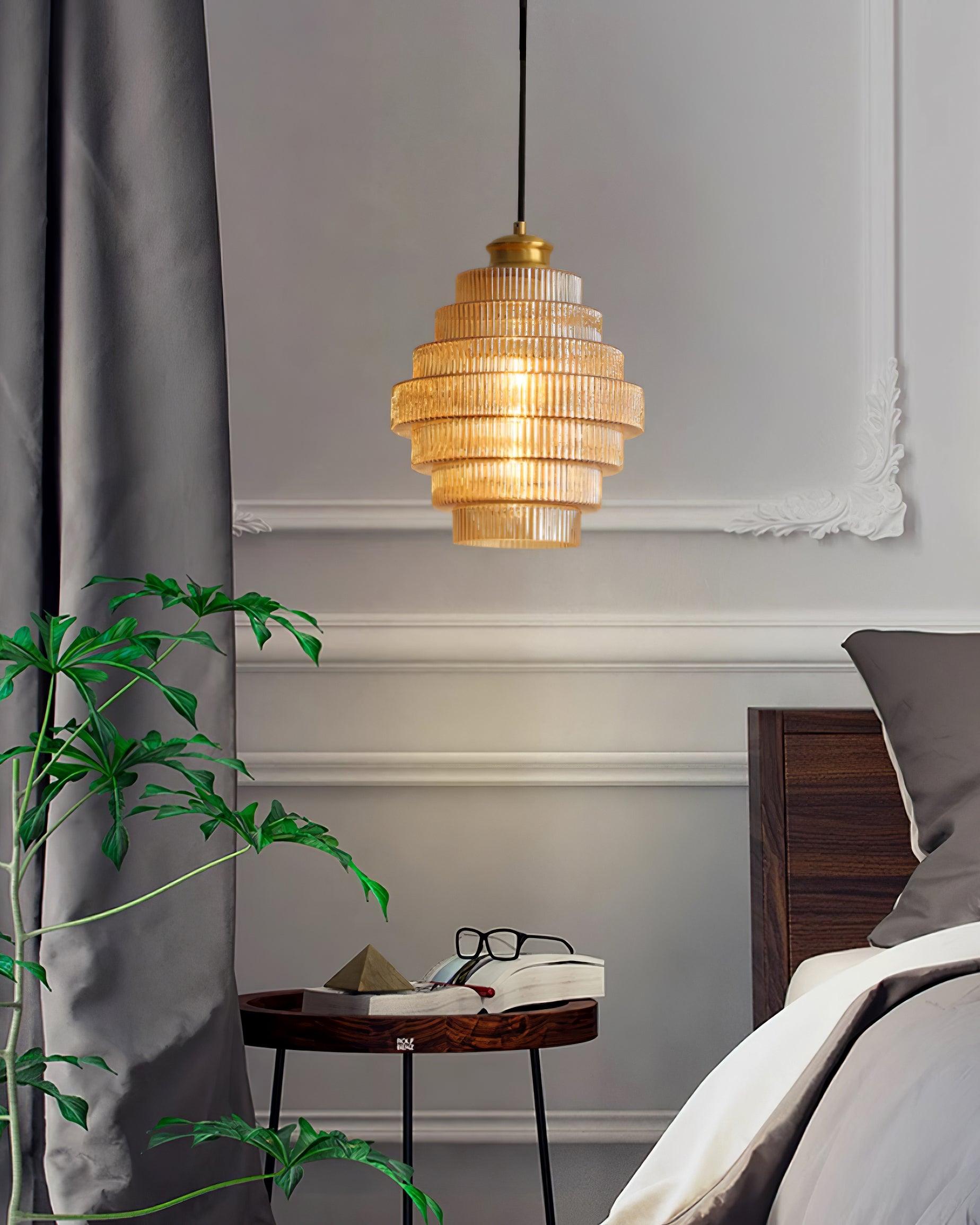 Suspension en verre Freyza | Amara – Luminaire suspendu en verre pour cuisine et salle à manger