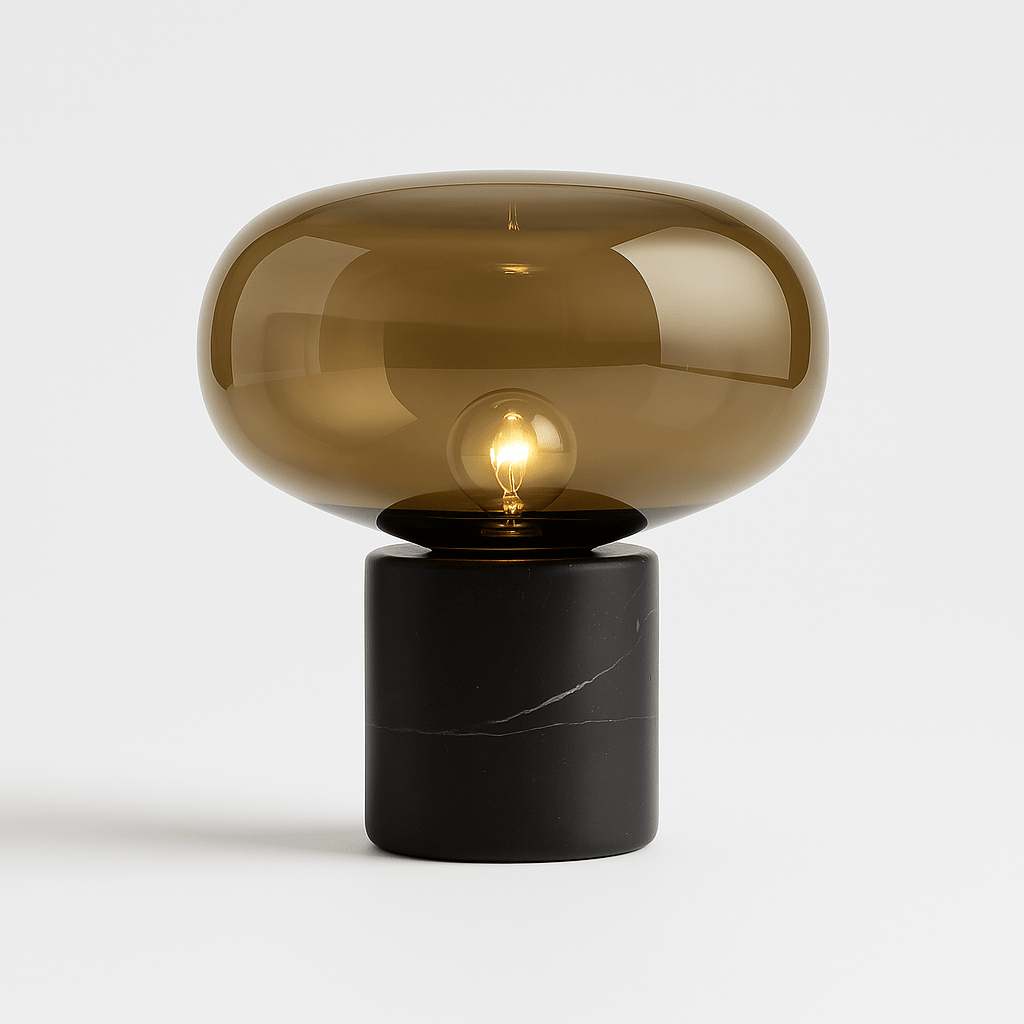 Lueur | Elegant Marble and Glass Table Lamp for Modern Interiors 1