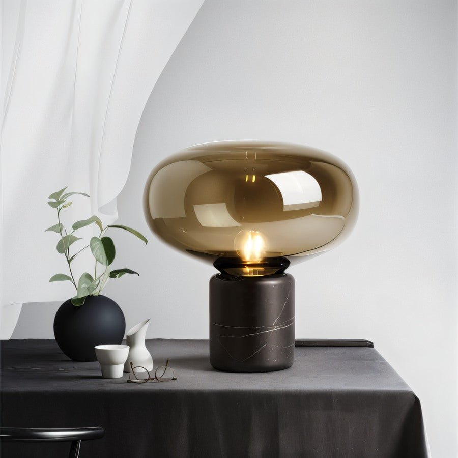 Lueur | Elegant Marble and Glass Table Lamp for Modern Interiors 3