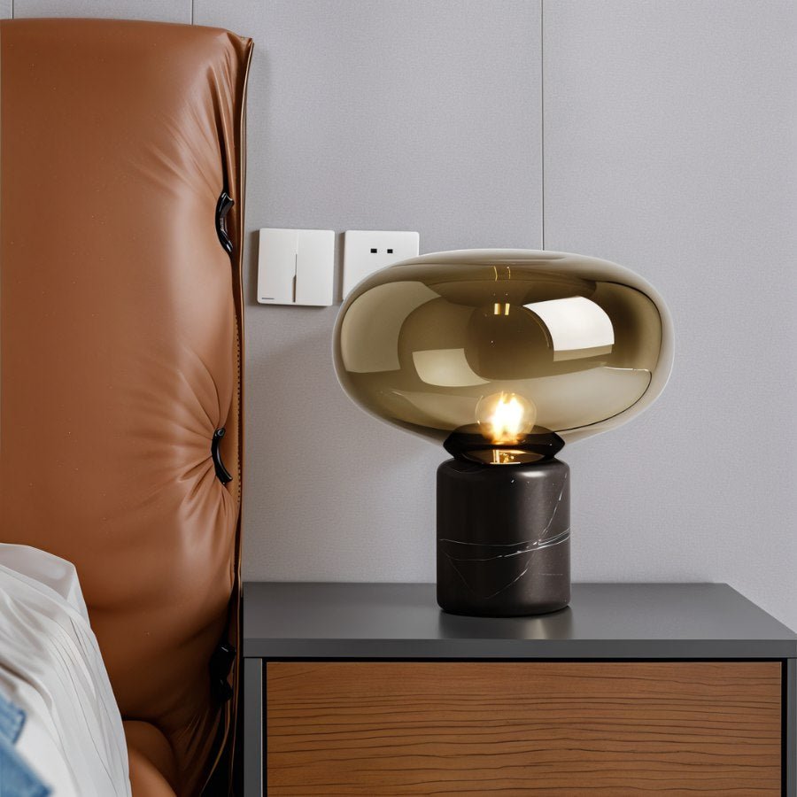 Lueur | Elegant Marble and Glass Table Lamp for Modern Interiors 5