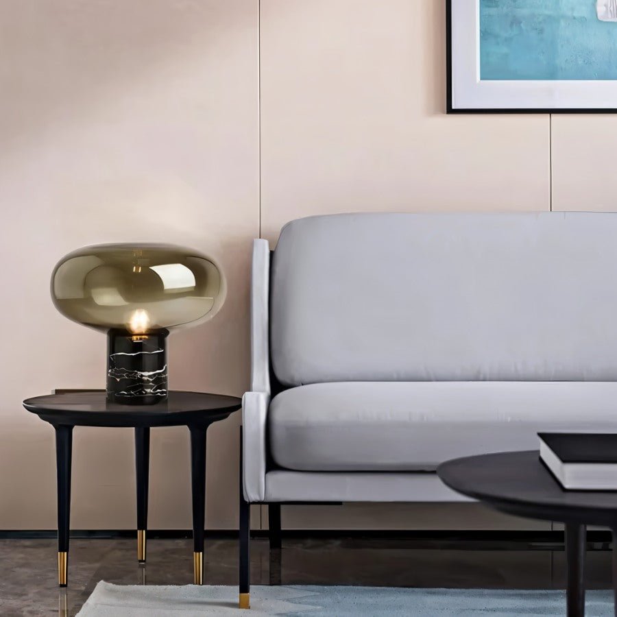 Lueur | Elegant Marble and Glass Table Lamp for Modern Interiors 7