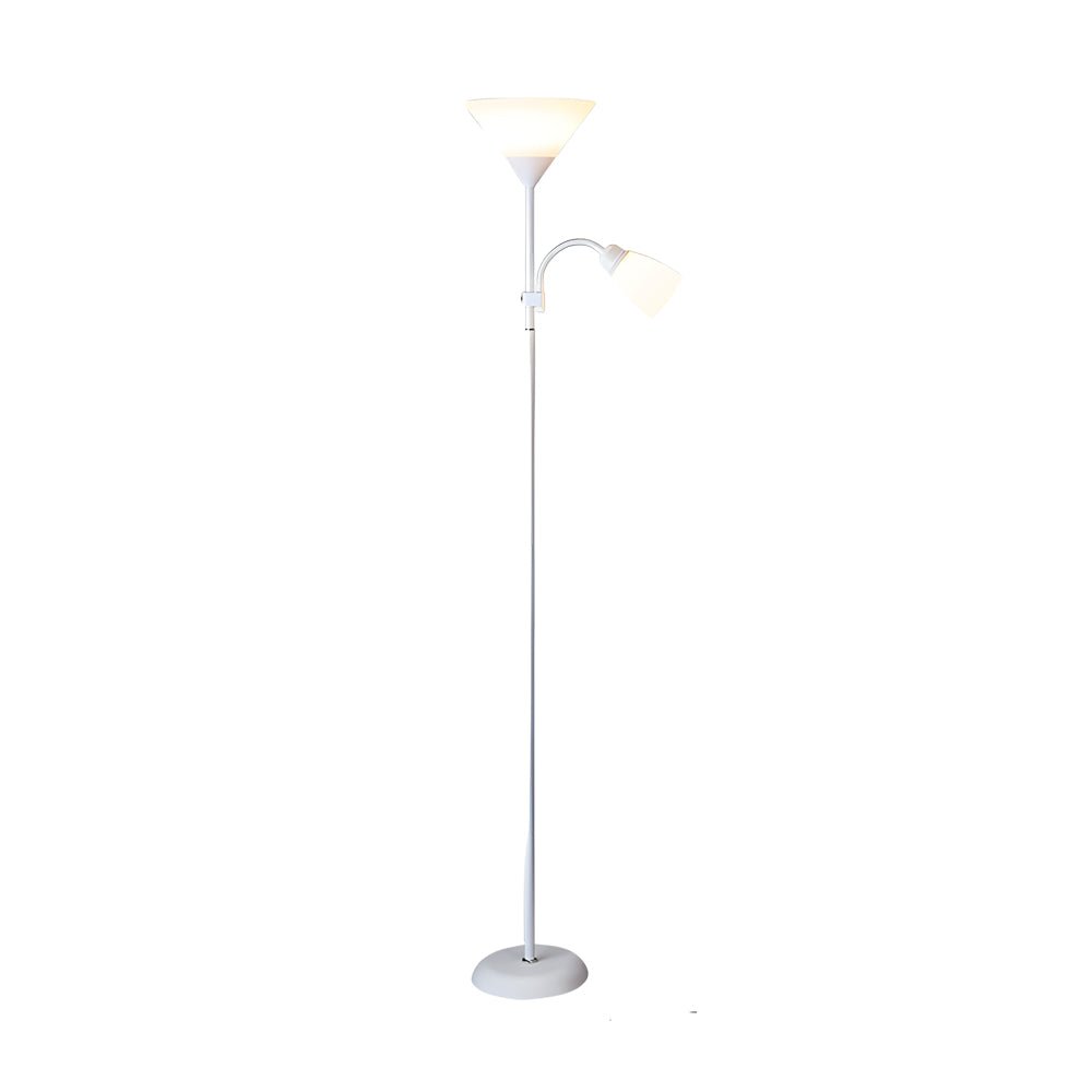 Lumenova | Modern Adjustable Black Floor Lamp with Sidelight 8