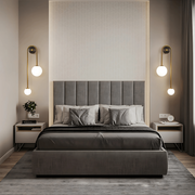 LuminaBrass | Elegant Sculptural Minimalist Wall Light Fixture 1