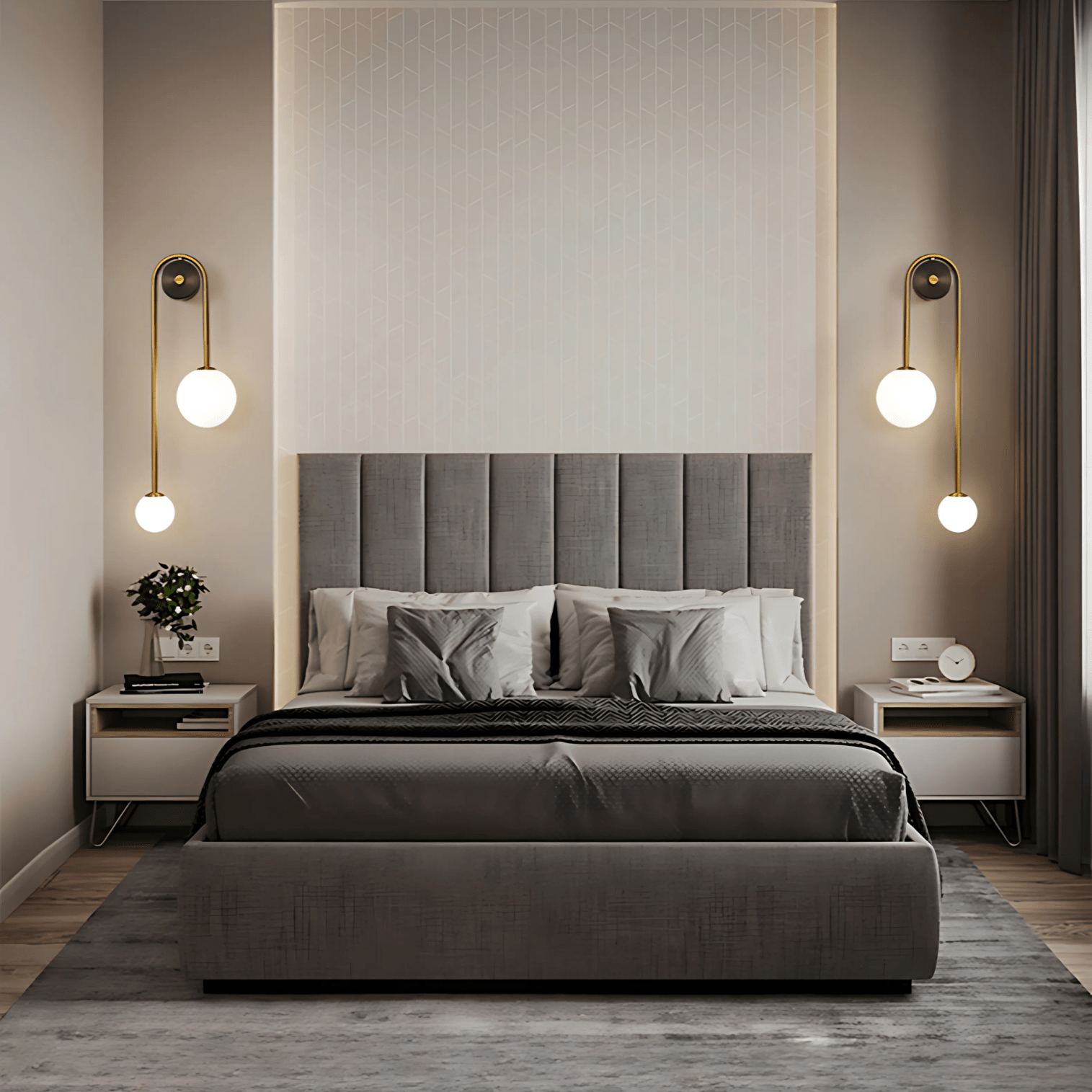 LuminaBrass | Elegant Sculptural Minimalist Wall Light Fixture 1