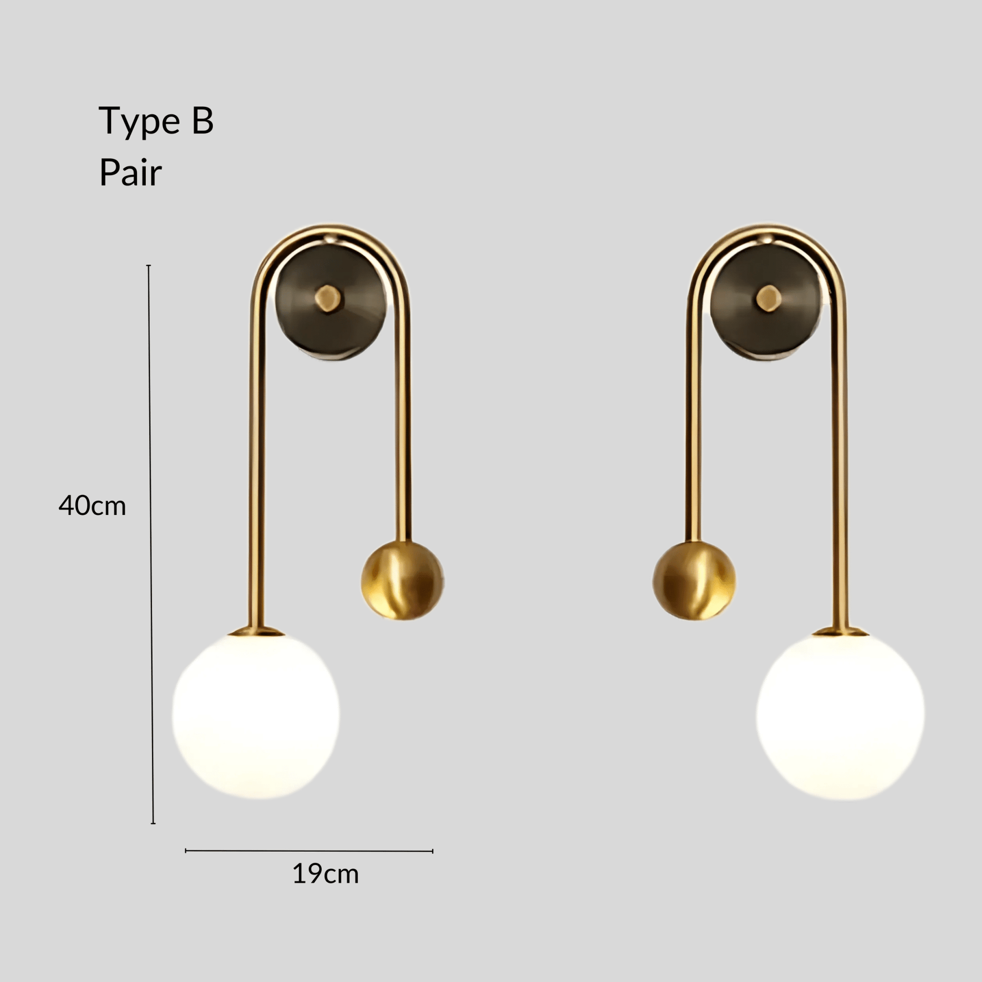 LuminaBrass | Elegant Sculptural Minimalist Wall Light Fixture 11