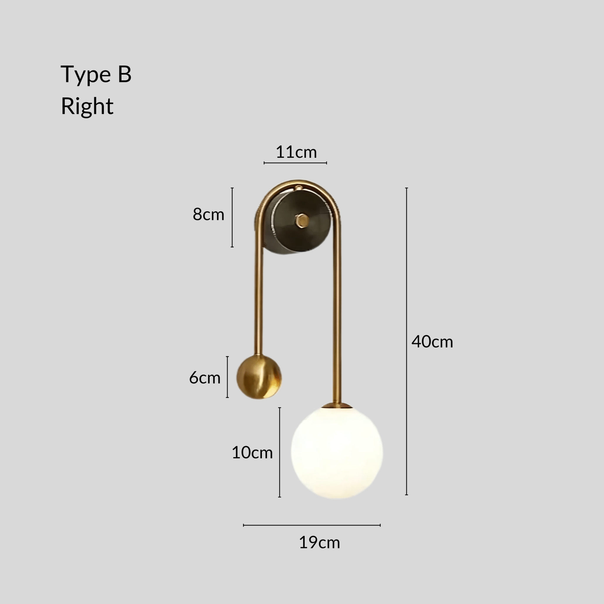 LuminaBrass | Elegant Sculptural Minimalist Wall Light Fixture 12
